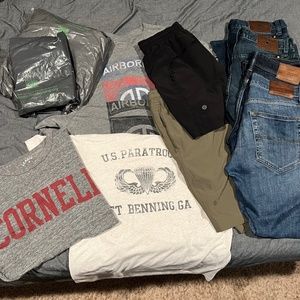 HIGH QUALITY RESELLERS LOT - LULULEMON LUCKY BRAND CORNELL LEAGUE ARMY ARIBORNE